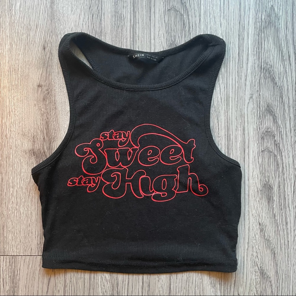 Black Crop Top